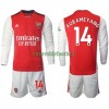 Maillot à Manches Longues Arsenal Aubameyang 14 Domicile 2021-22 Pour Enfant